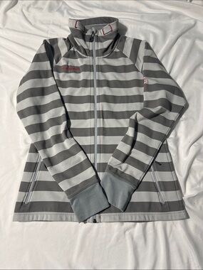 Mammut Striped Full-Zip soft shell Jacket Women’s L / EU L Hiking Activewear